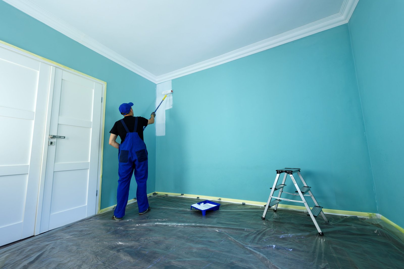 Completed premium interior painting project